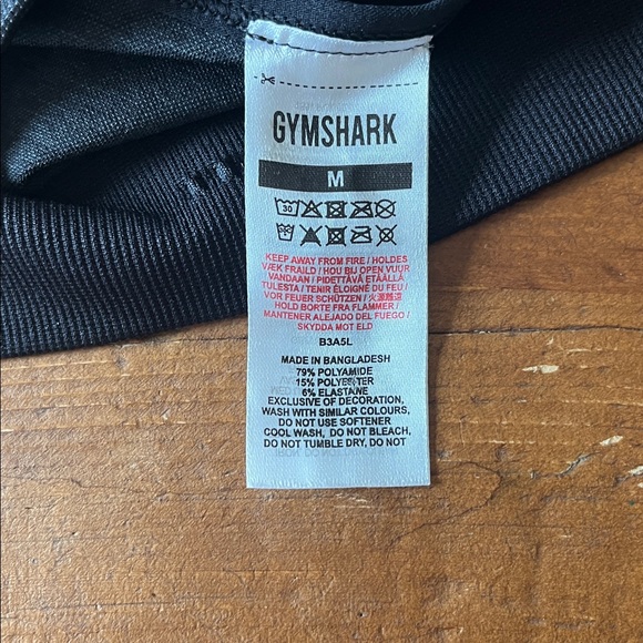 2 Gymshark Adapt Marl Seamless Sports Bra - Black and Teal. Medium. NWOT - Picture 3 of 4